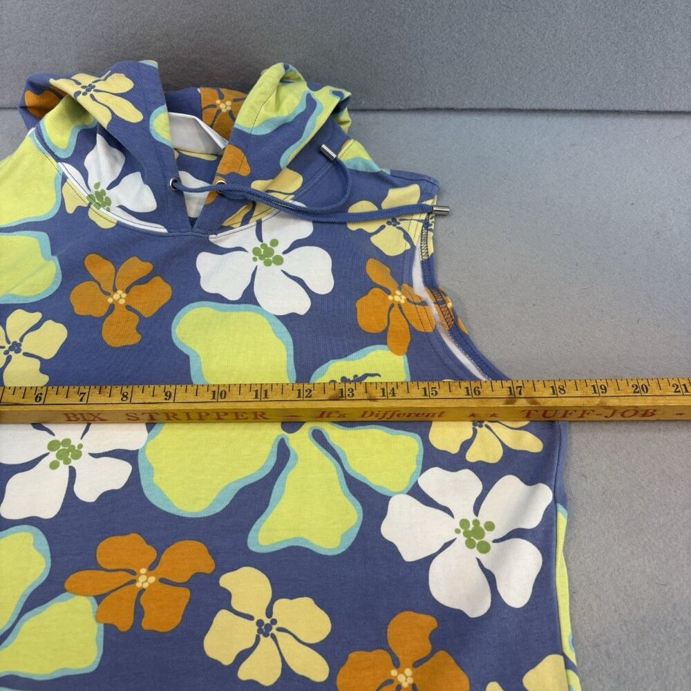 Liz Claiborne Vintage Floral Dress/Swimsuit Cover Up SZ Large Stretch, Retro - Picture 4 of 6